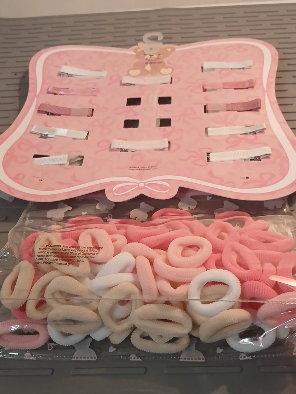 CAPELLI OF NEW YORK, Baby Hair Acessory Set. BOW/CLIPS